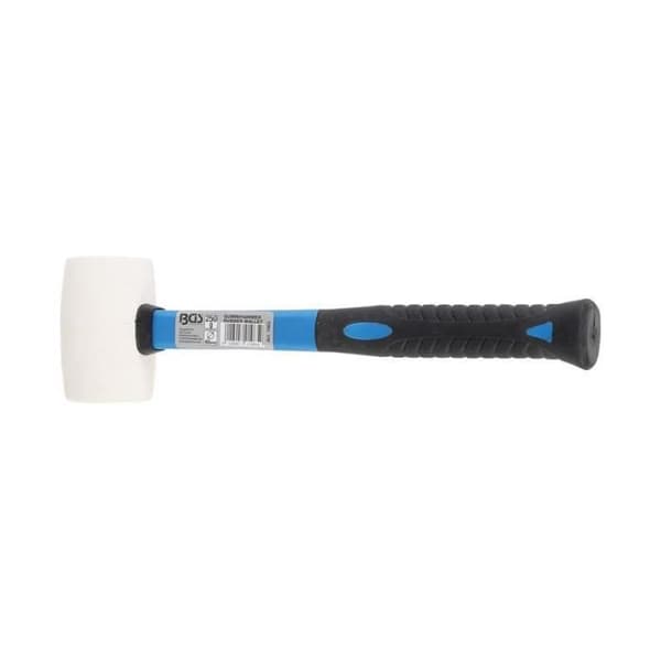 Vit huvud gummiklubba Ø 48 mm 250 g