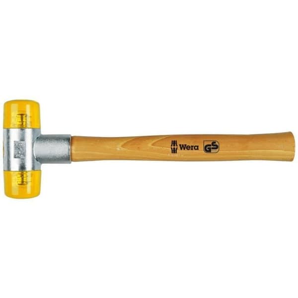 Hammare - WERA - 100 05000035001 - Kvalitet hårdmetall och trä - 1396 g - Standard
