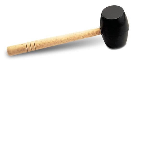 RUBI svart gummiklubba - 65905