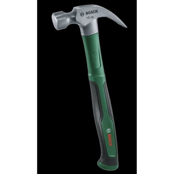 Bosch Claw Hammer 450 g (hårdmetallstål V-formad klodragare Softgrip handtag låg vibration)