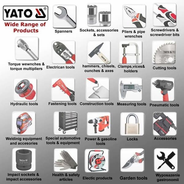 Maillet Yato - YT-4503 - Slagghammare med trähandtag 300g 300mm
