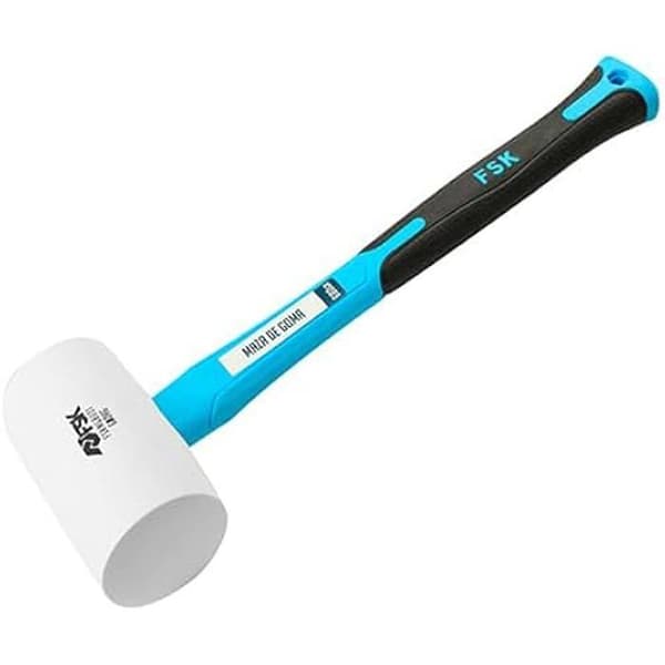 Slagverktyg - FERRESTOCK - Mjuk gummimassa 680 g - Fläckar inte - Nylonhandtag