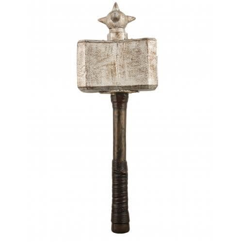 Krigarhammare - GENERISK - Förklädnadstillbehör - Plast och metall - 57 cm