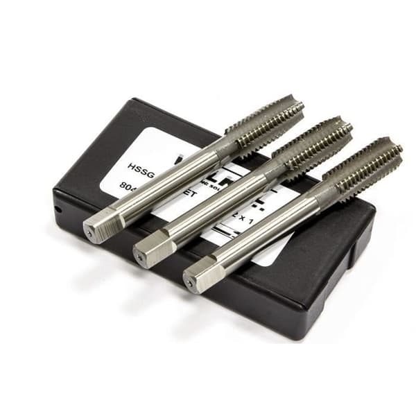 Völkel Jeu de 3 fina gängstansar i snabbstål 14 x 1,5 mm - 814-056S