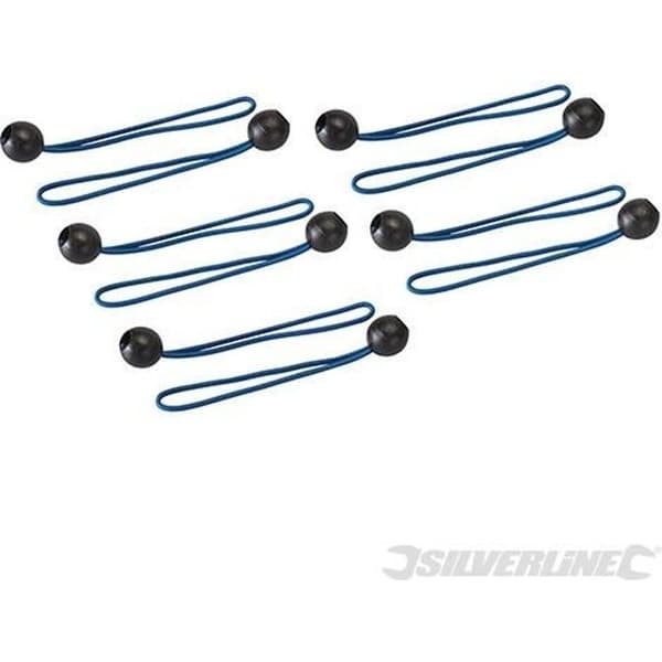Bollspännen - SILVERLINE - 10 st - 175 mm - Sträcker sig upp till 300 mm - Bollar på 29 mm