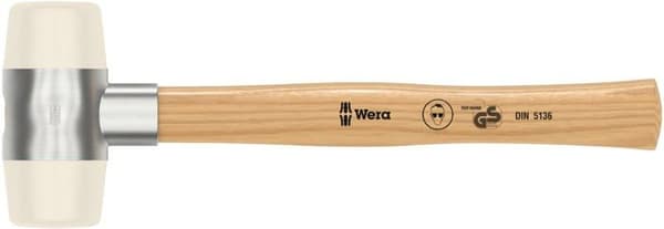 Wera Hammer - 05000335001 - 101 klubbor med nylonspetsar, 7 x 60 mm, vit