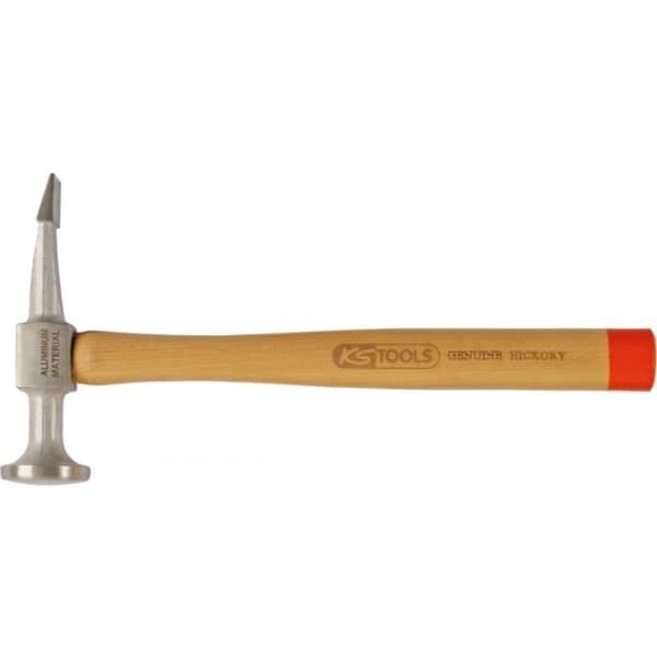 Buckreparationshammare - KS TOOLS - Aluminium - vinklad, platt/spetsad spets