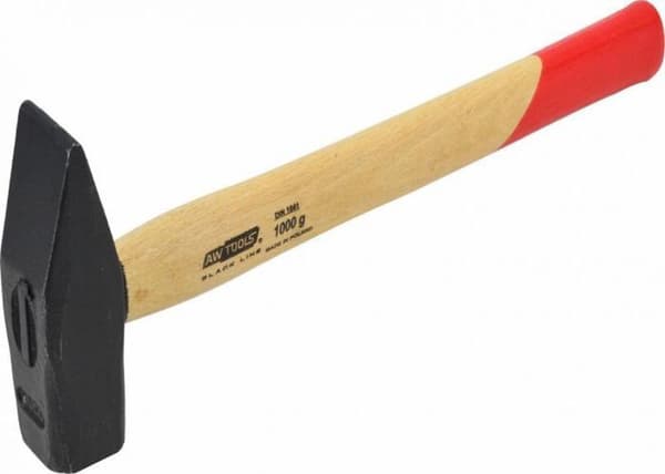 Maillet Awtools - AW32038BL - LÅS HAMMER 1,0 kg TRÄHANDTAG SVART RÄNTA
