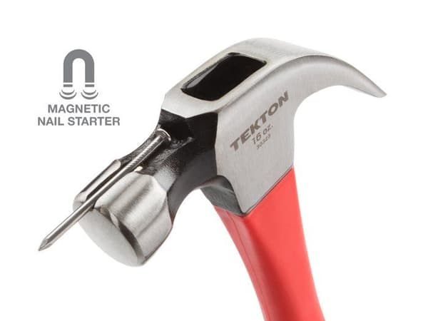 Marteau Tekton - 30323 - 16 oz i glasfiber Magnetisk klammerpuller-huvud