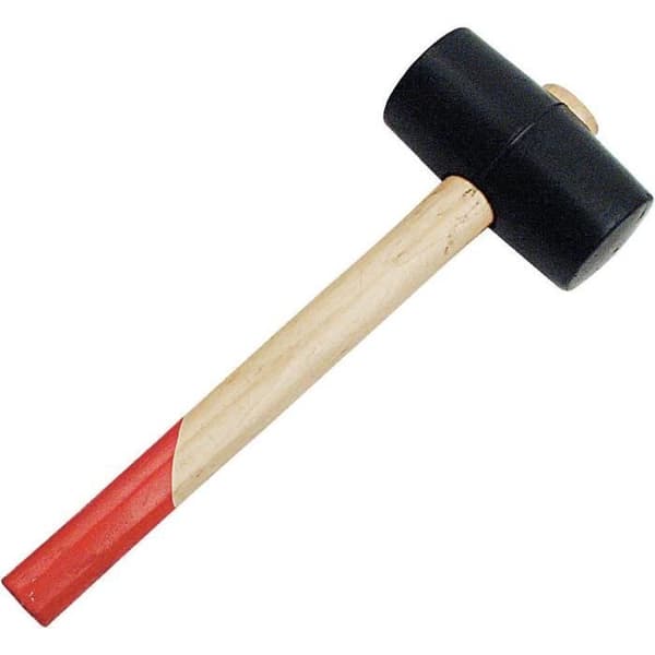 Gummihammare - MANNESMANN - Ø65 mm - Svart - Hållbar - Slaginstrument