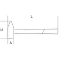 Miniatyrbild 4 av 4: Maillet Beta - 013700620 - 1370T 200-MARTILLO MECÁNICO MANGO FIBRA