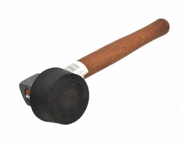 AWTOOLS PLATTSHAMMARE 2,5 KG VULKANISERAT GUMMI