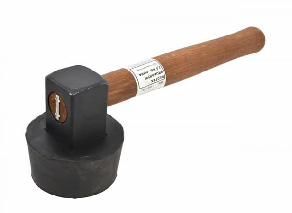 AWTOOLS PLATTSHAMMARE 2,5 KG VULKANISERAT GUMMI