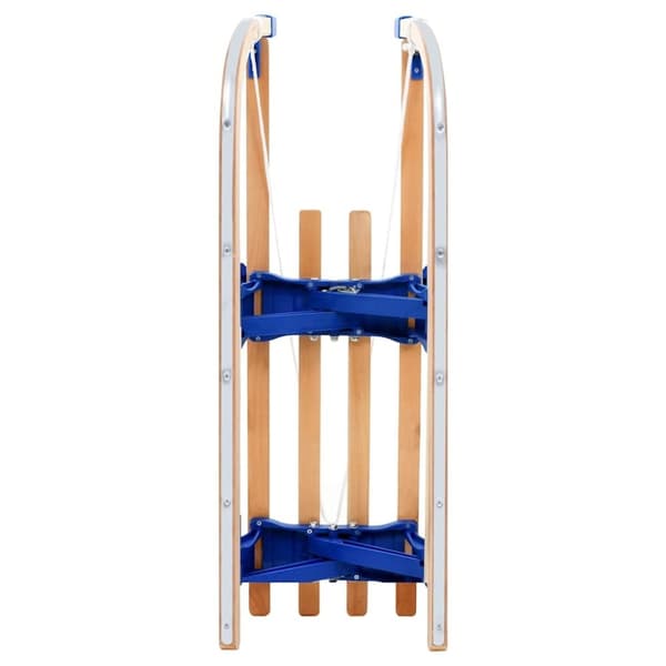 vidaXL Hopfällbar kälke trä 110 cm