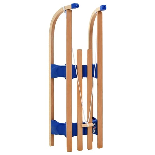 vidaXL Hopfällbar kälke trä 110 cm