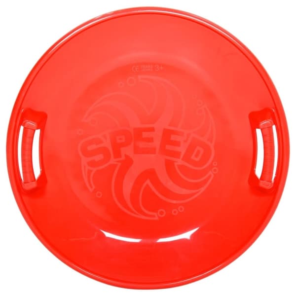 vidaXL Runt tefat röd 66,5 cm PP