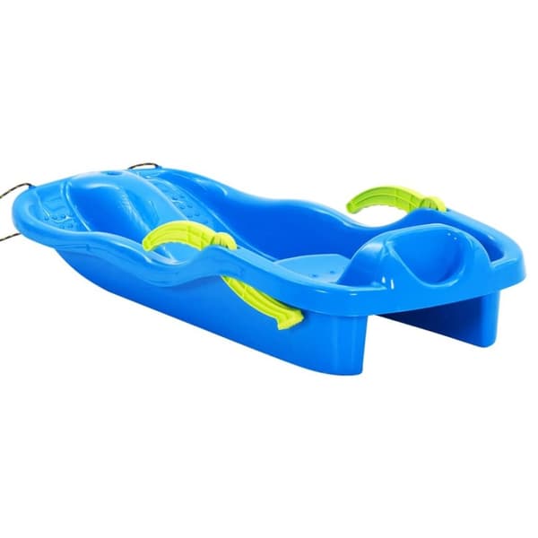 vidaXL Pulka med bromsar blå 87x40x18 cm polypropylen