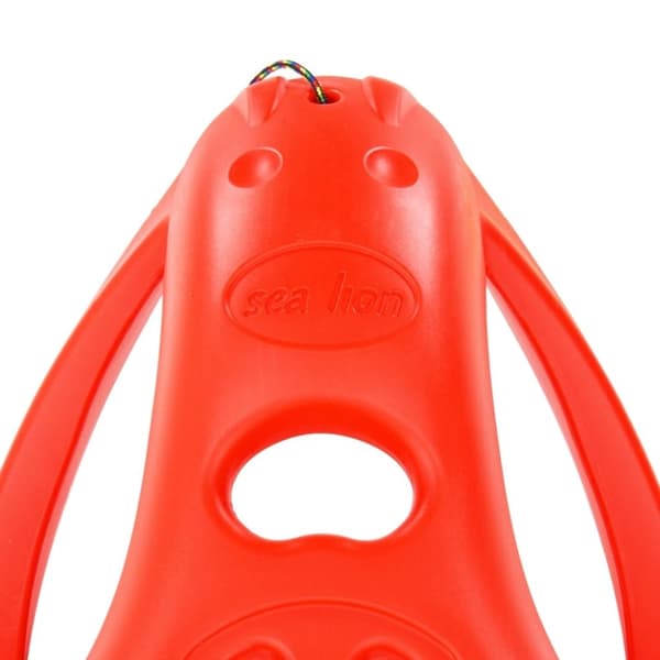 vidaXL Släde röd 80x39,5x25,5 cm polypropylen