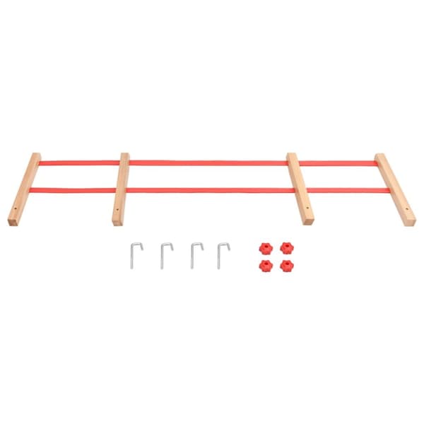 Ryggstöd för kälke röd plywood