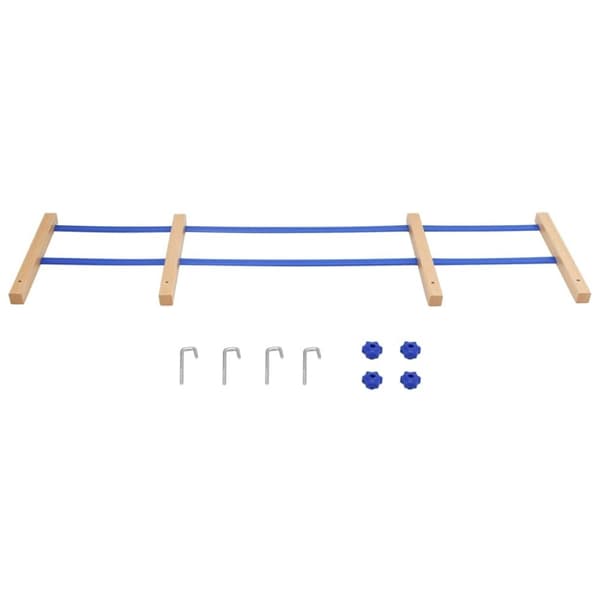 Ryggstöd för kälke blå plywood