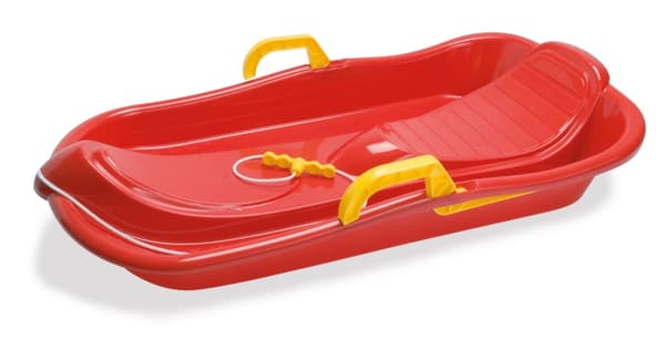 Dantoy Bobsläde / pulka  med bromsar för barn 79 cm (blandade färger)