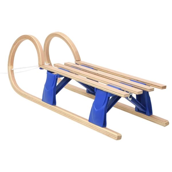 Hopfällbar kälke 110 cm plywood