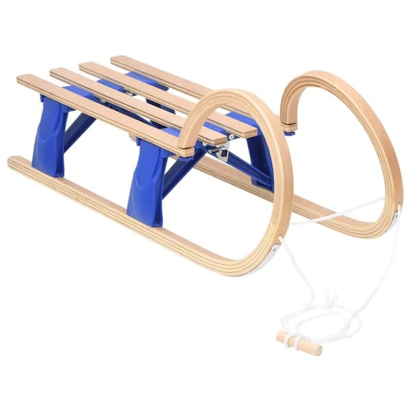 Hopfällbar kälke 110 cm plywood