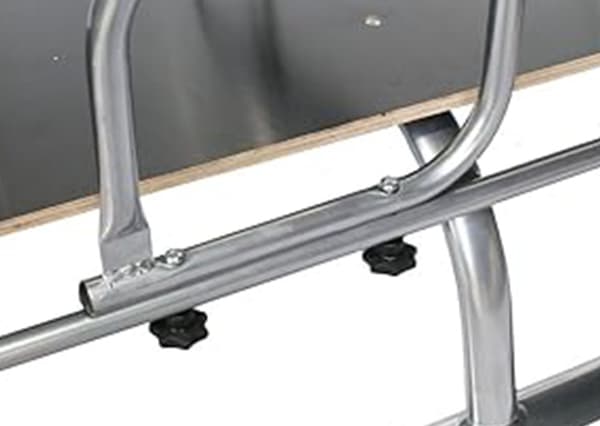 Kälke med ryggstöd och sovsäck för barn, pusher, solida lättviktsbälten i aluminium, PL