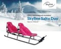 Miniatyrbild 2 av 11: Kälke med ryggstödsduo Skyline twin tandem för barn solid light PL