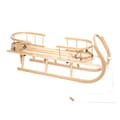 Miniatyrbillede 5 af 10: Sleds duo twin tandem stor trækælk til børn solide polerede bælter
