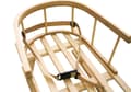 Miniatyrbillede 7 af 10: Sleds duo twin tandem stor trækælk til børn solide polerede bælter
