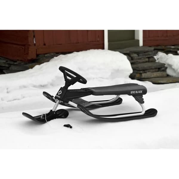 HAMAX Luge Twin-Tip Sno Blade - 2-sits - Svart