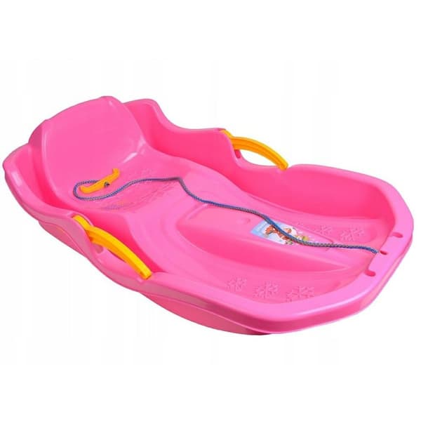 Muovikelkka jarruilla Speed Bob Pink