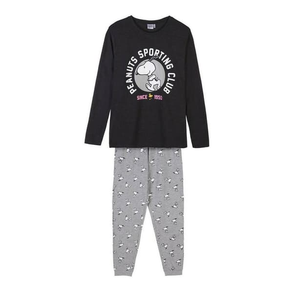 Pyjamas Snoopy Grå Kvinna - XS