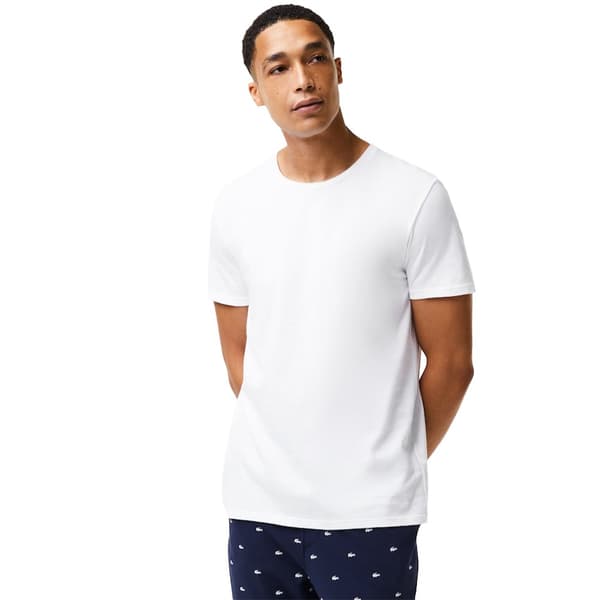 Lacoste T-paita Th3451 Valkoinen M Mies
