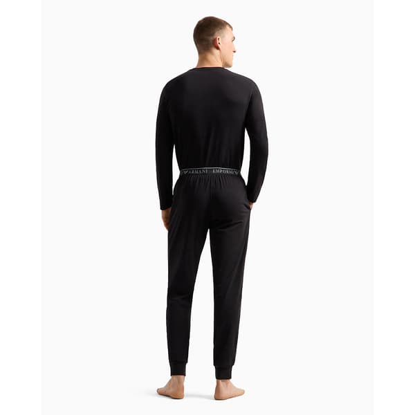 Emporio Armani 111789-4f720 Pyjamas Med Lange ærmer Sort M Mand