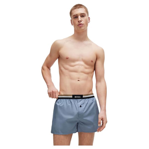 Boss Ew Pyjamasshorts Blå S Man