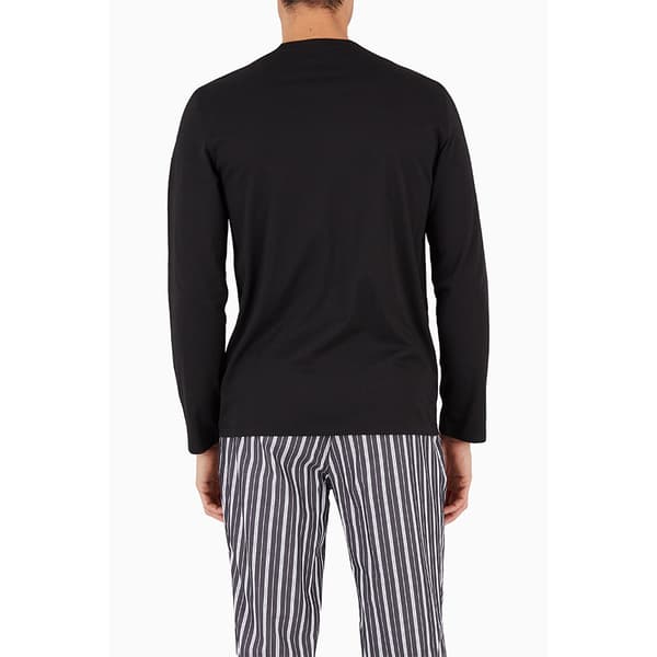 Emporio Armani 111860-4f576 Pyjamas Med Lange ærmer Sort S Mand