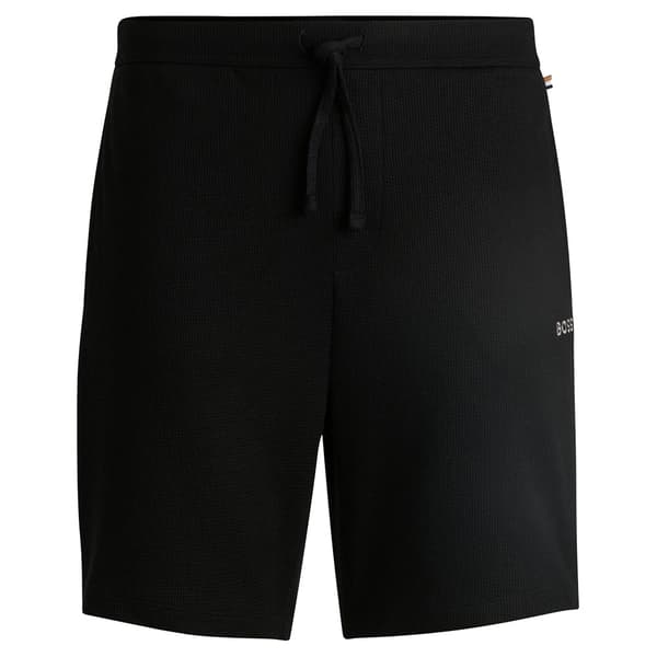 Boss Waffle 10269584 Pyjamashortsit Musta M Mies