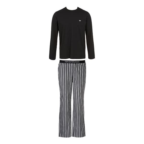 Emporio Armani 111860-4f576 Pyjamas Med Långa ärmar Svart XL Man