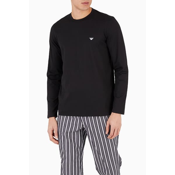 Emporio Armani 111860-4f576 Pyjamas Med Långa ärmar Svart XL Man