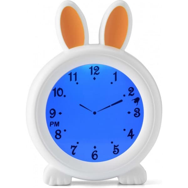Alecto Baby Bunny -unirytmiä opettava herätyskello, analogi