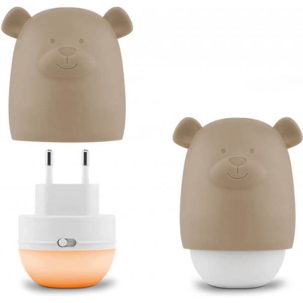 Zazu Benny the Bear yövalo, taupe