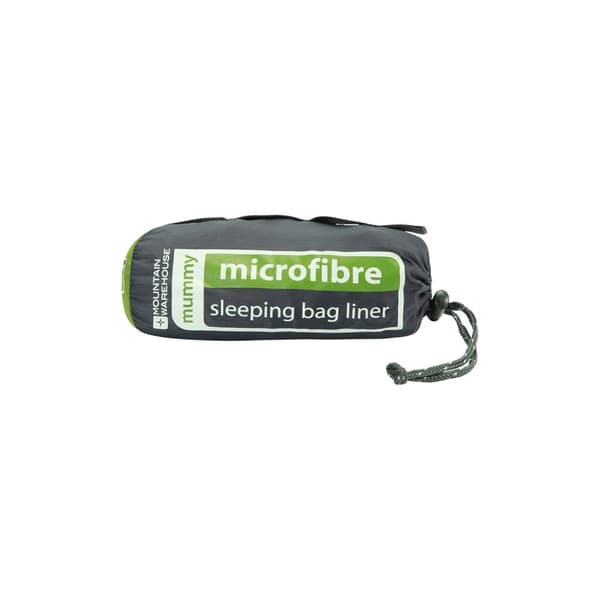 Mountain Warehouse Microfibre Mummy Sleeping Bag Liner