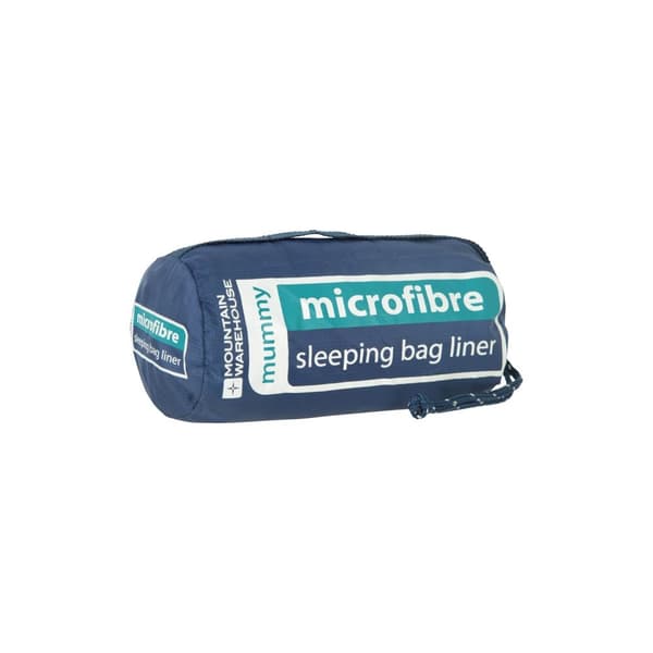 Mountain Warehouse Microfibre Mummy Sleeping Bag Liner