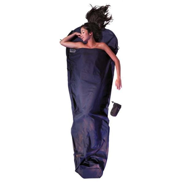 Cocoon Egypten Bomuld Liner Mummy Blå 241 x 90-56 cm