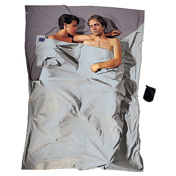 Cocoon Puuvilla Arkki Kaksinkertainen Koko Travel Harmaa 220 x 176 cm