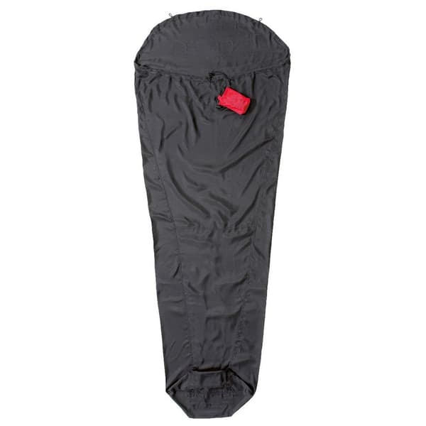 Cocoon Senge Sheet Ripstock Silk Expedition Liner Sort 215 x 85-48 cm