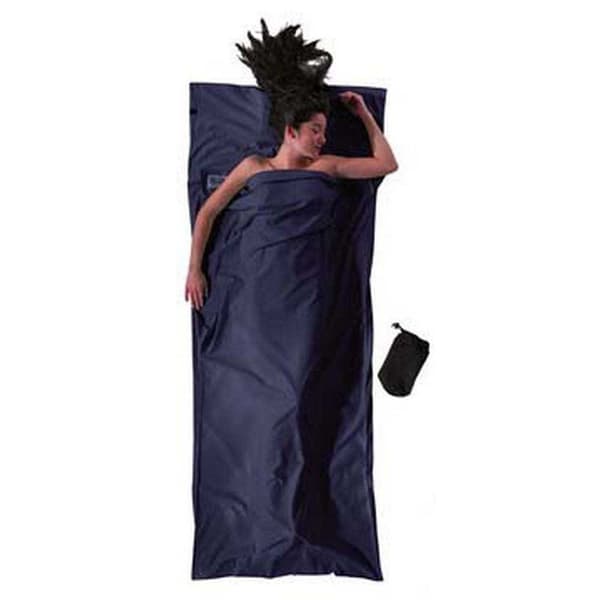 Cocoon Bomull Ark Flanell Travel Svart 220 x 90 cm