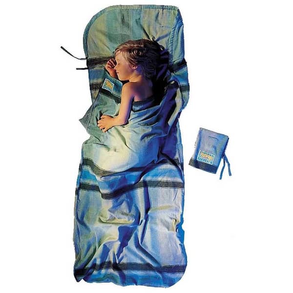 Cocoon Bomuld Kid Sack Travel Sheet Flanell Blå 180 x 76 cm